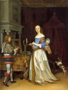 Gerard ter Borch, Dame bei der Toilette, 1660