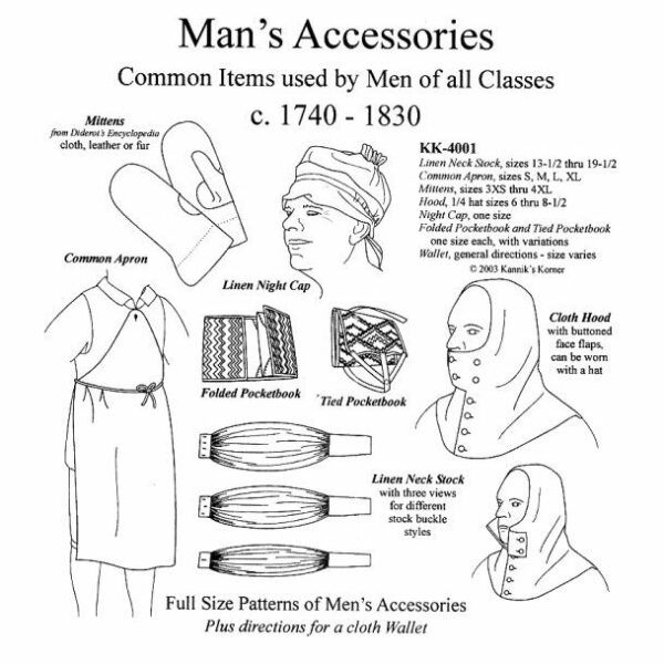 Men’s Accessories 1740-1830 (KK4001)