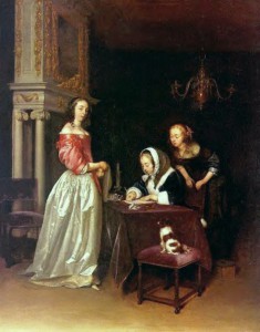 Gerard ter Borch, Neugier, ca.1660