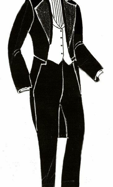 1860s Tailcoat, Waistcoat and Trousers (AP1301)
