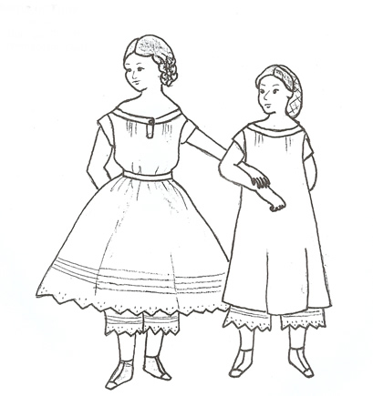 Victorian Girl's Underpinnings (GA901)
