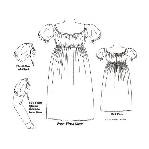 Girl's Frock c. 1790-1820 (KK8305)