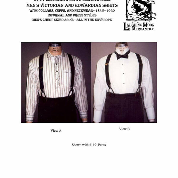 Mens Victorian and Edwardian Shirts (1845-1920) (LM107)