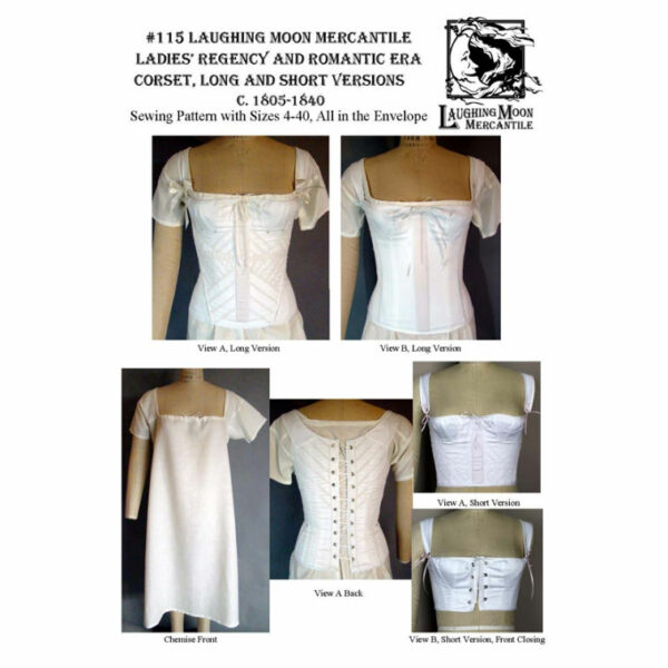 Regency and Romantic Era Corsets 1805-1840  (LM115)