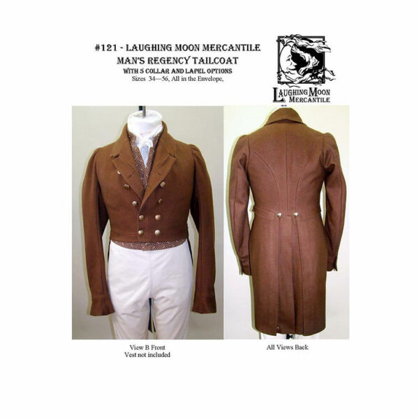 Regency Tailcoat with Waist Seam 1810-1830 (LM121)