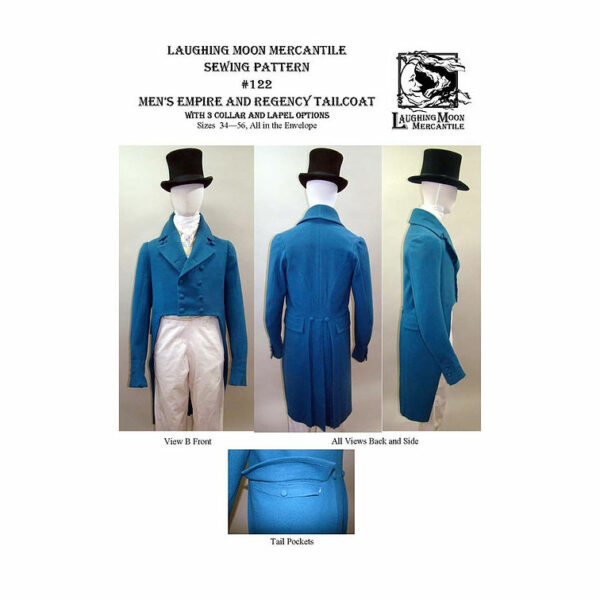 Empire and Regency Tailcoat without waistseam 1806-1820 (LM122)