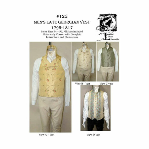 Men's Late Georgian Vests 1795-1817 (LM125)