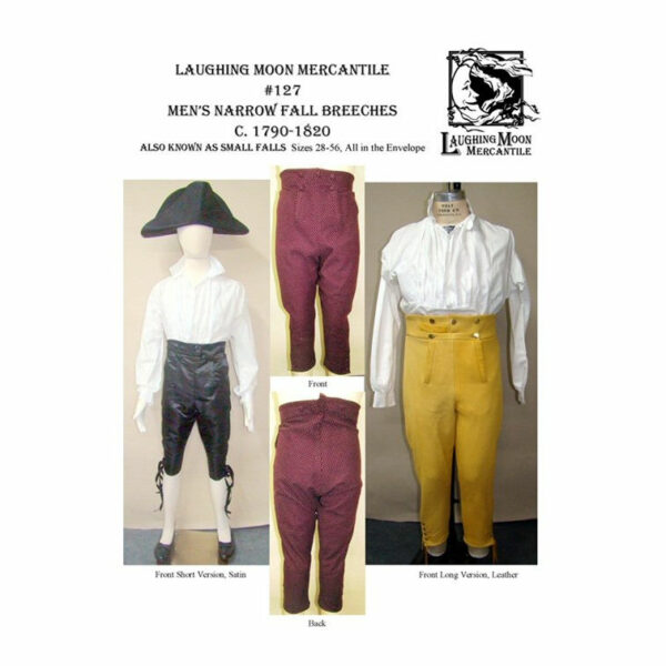 Men's Narrow Fall Breeches 1790-1820 (LM127)