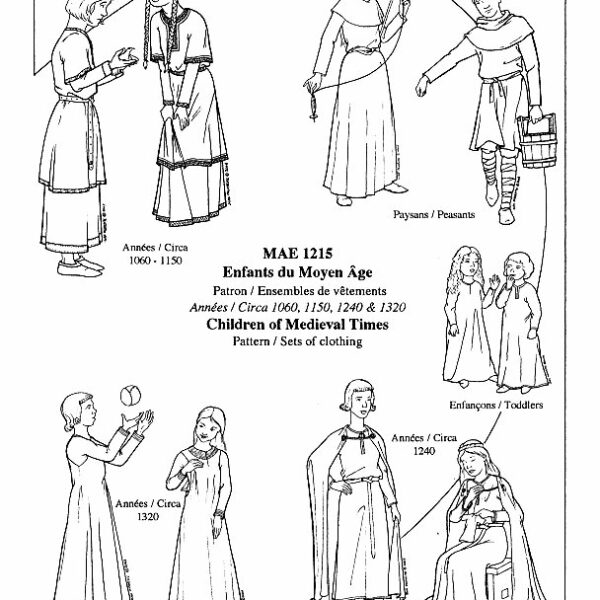Children of Medieval Times, Years 1060, 1150, 1240 &. 1320 (MAE1215)