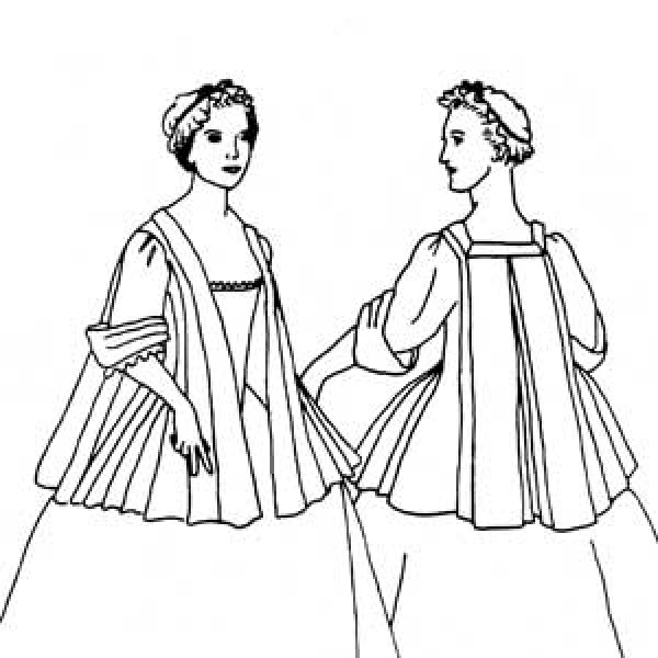 Casaque (Robe Battande) 1720-1750 (MF14)