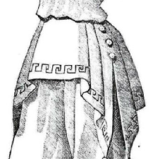 1870 Grecian-style Bathing Dress (MM1870-7)