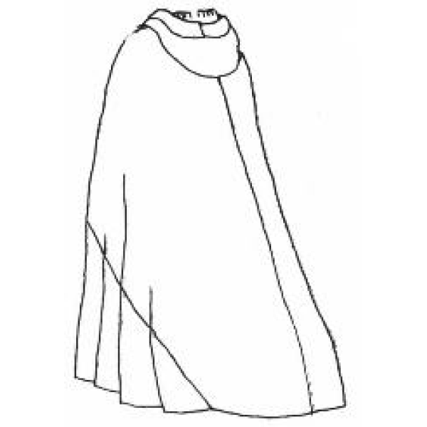 Cloak with hood (PI425)