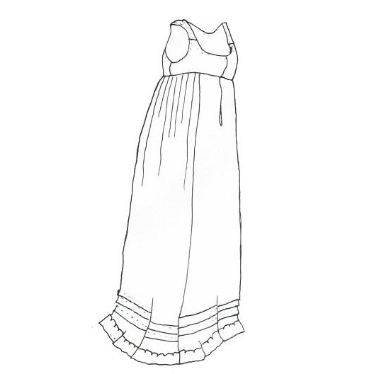 Bodiced Petticoat c. 1800 (PI513)