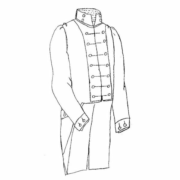 1812 Officer's Coatee (PI733)