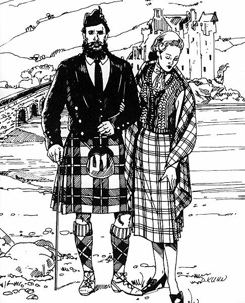 Scottish Kilts for Men and Women (FW152)