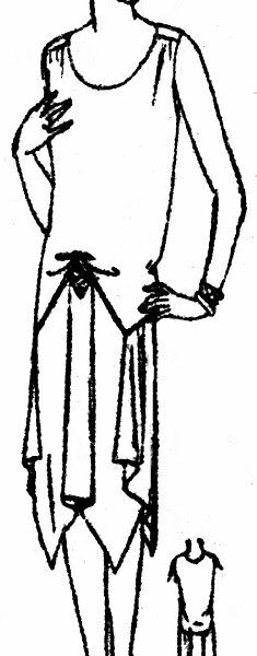 1928 Evening Dress  (NP E202)