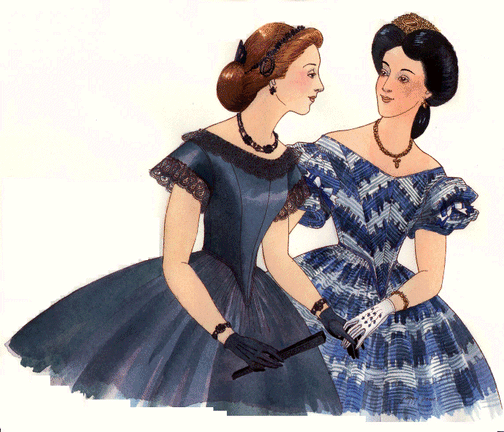 1860s Ball Gown Bodice (PP704)