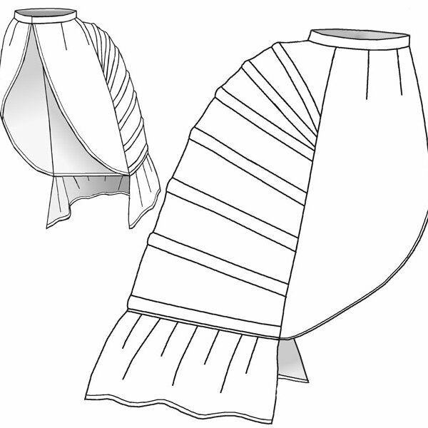 1887 Imperial Tournure  (TV163)