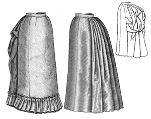 1885 Four-Gore Underskirt (TV261-R)