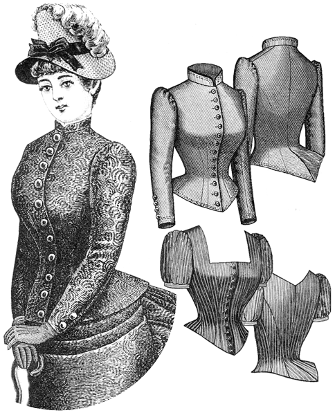 1885 Cuirass Bodice (TV460)