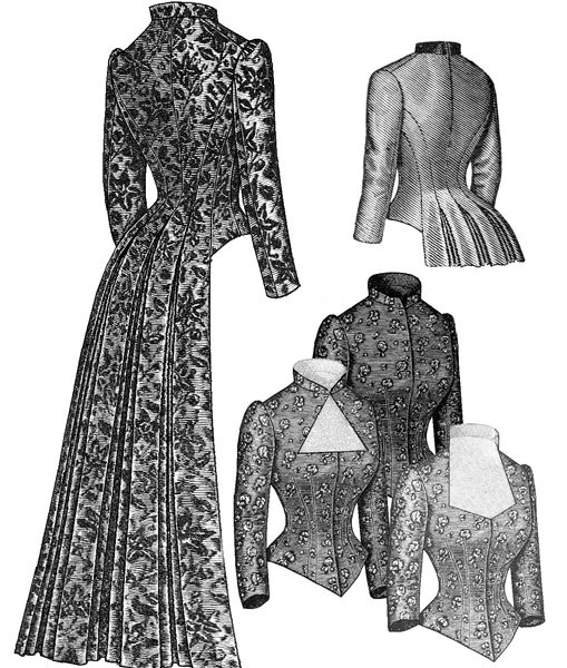 1883 Tail Bodice (TV462)