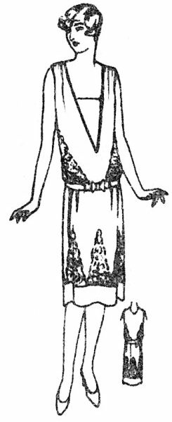 1928 Party Frock  (NP E203)