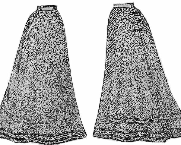1899 Skirt with Back Pleats (NP E302)