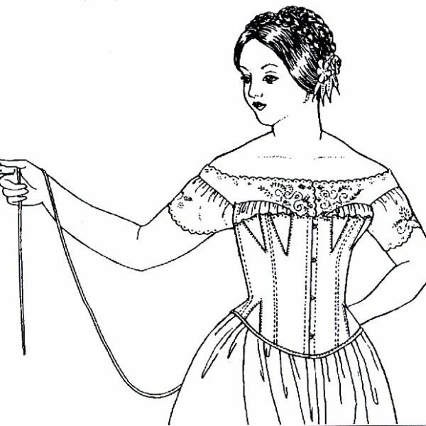 1840-1880 Victorian Corset (PP708)