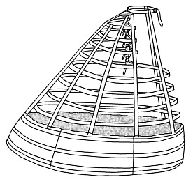 Elliptical Cage Crinoline (TV103)