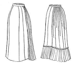 1878 Tie-Back Underskirt (TV221)