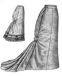 1878 Fantail Skirt (TV225)