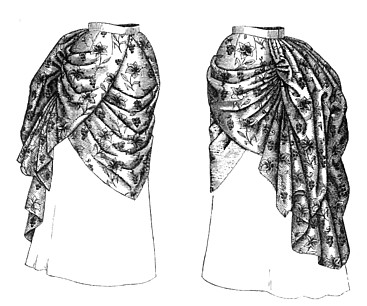 1884 Wash Overskirt (TV362)