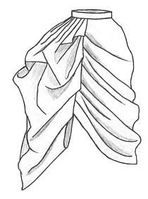 1883 August Overskirt  (TV365)
