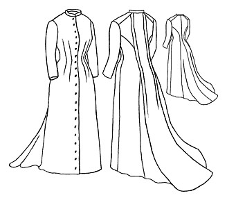 1882 Tea Gown (TV432)