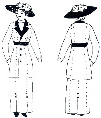 Double Breasted Jacket 1910-1915 (W410)