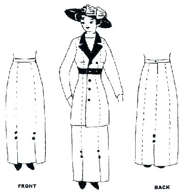Skirt 1910-1915 (W411)