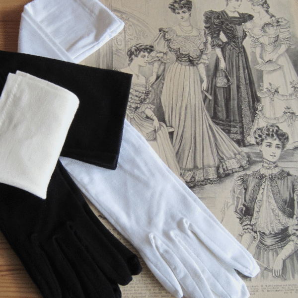 Ballhandschuhe Baumwolle Ellbogenlänge