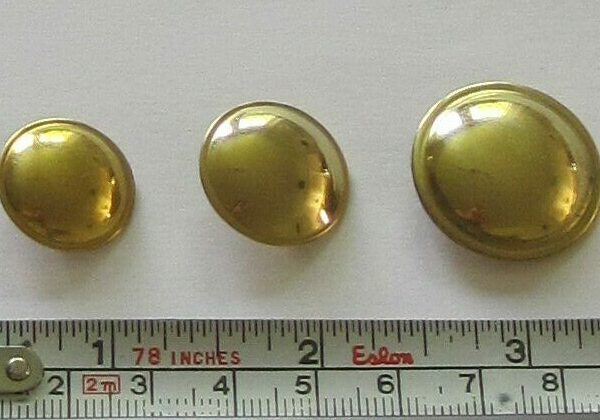 Brass Buttons with Rim