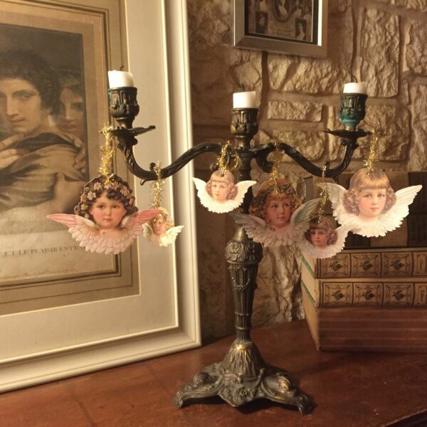 Christbaumschmuck Engelsköpfe