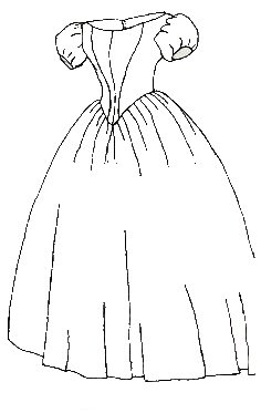 1860 Victorian Ballgown (PI430)