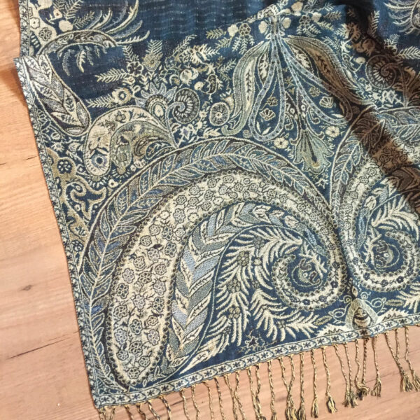 paisley shawl emerald