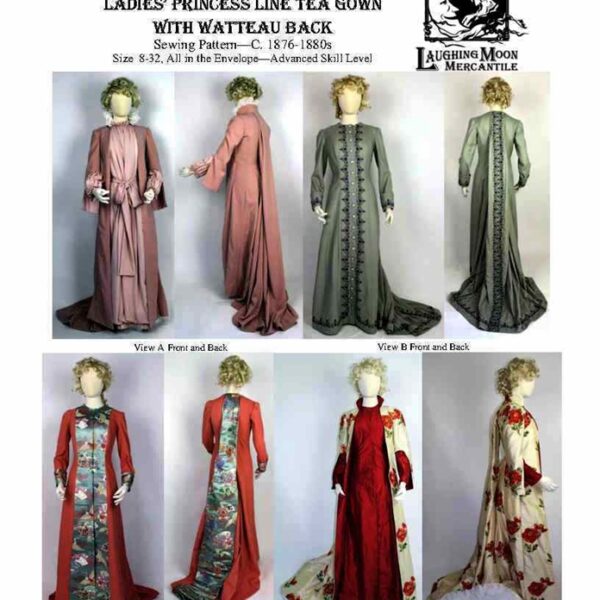 1876-1880s Ladies' Princess Line Tea Gown (LM140)