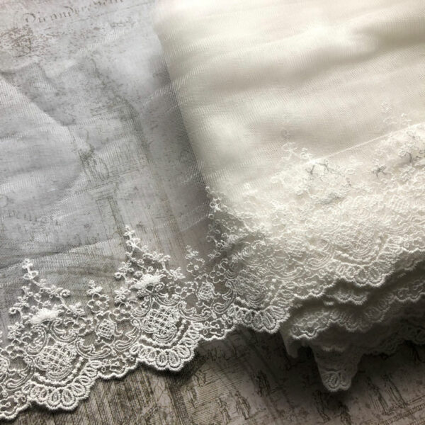 Embroidered Tulle Lace Royal