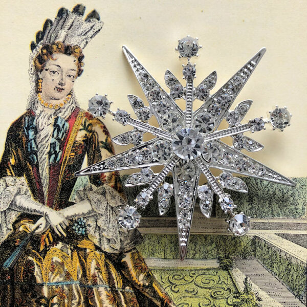 Stomacher Brooch Starburst