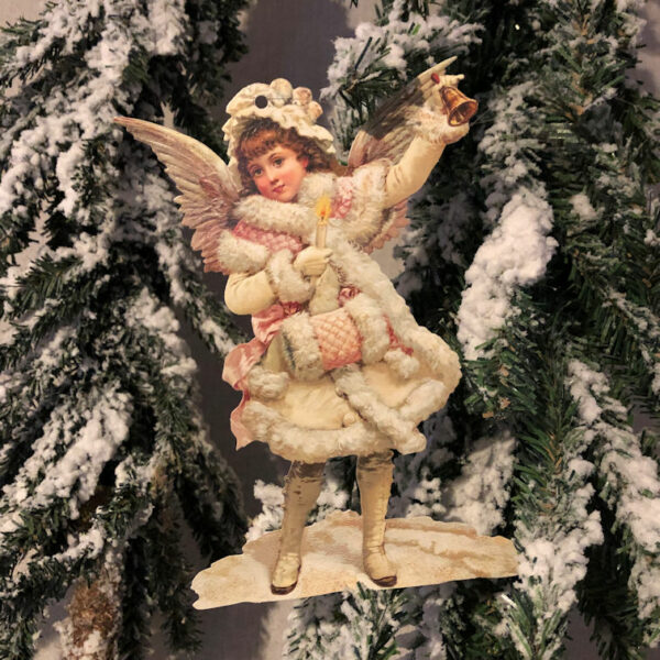 Fensterbild / Raumdeko Winterkind Gründerzeit